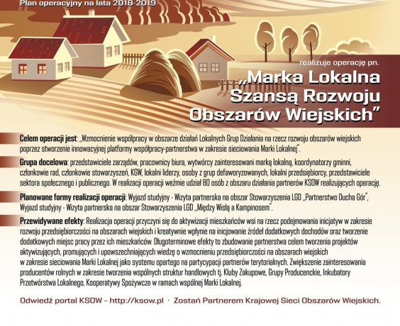 Marka Lokalna szansą rozwoju obszarów wiejskich 