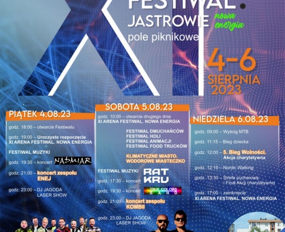 Arena Festiwal Jastrowie - Zapraszamy!